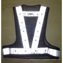 Gilet réfléchissant de LED de mode